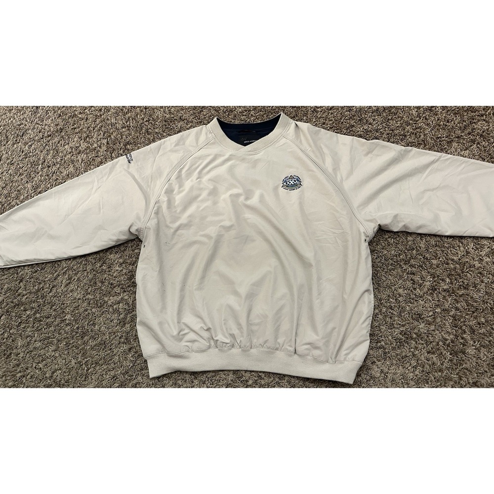 Vintage Greg Norman 2003 San Diego Super Bowl XXXVII Pullover Jacket Size XL